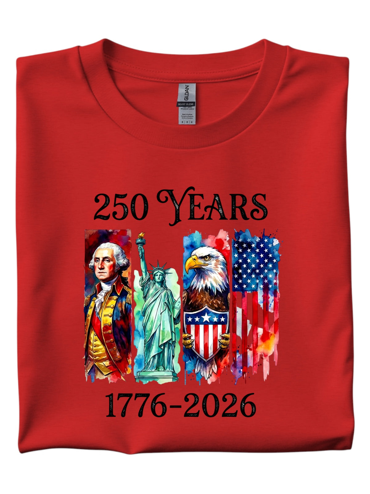 250 Years 1776- 2026 USA Aniversary T-shirt patriotic New S M L XL-4XL Unisex