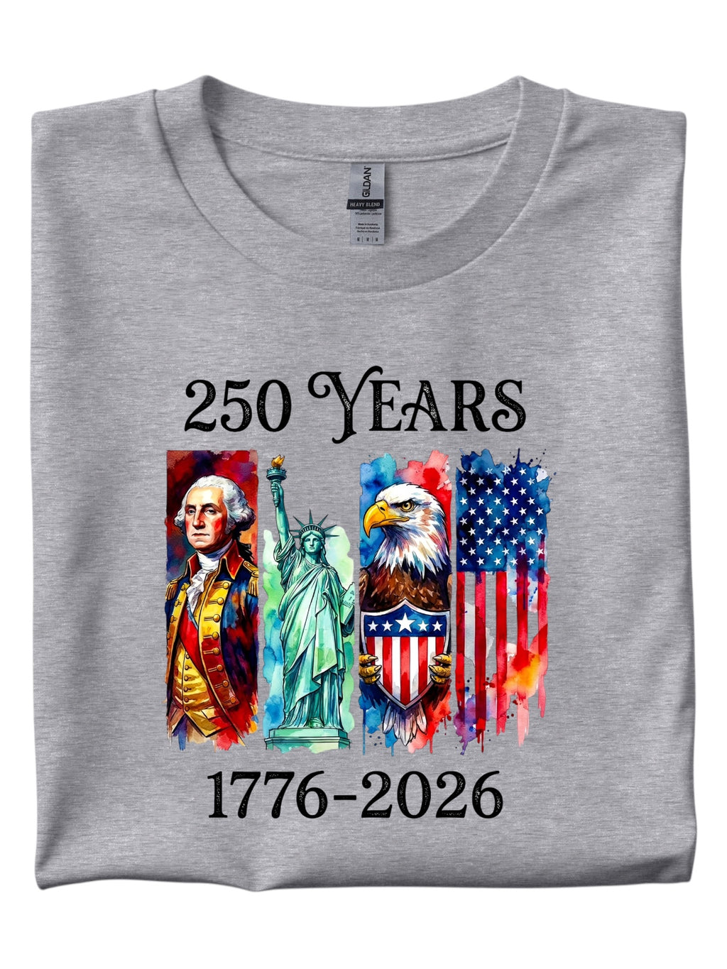250 Years 1776- 2026 USA Aniversary T-shirt patriotic New S M L XL-4XL Unisex