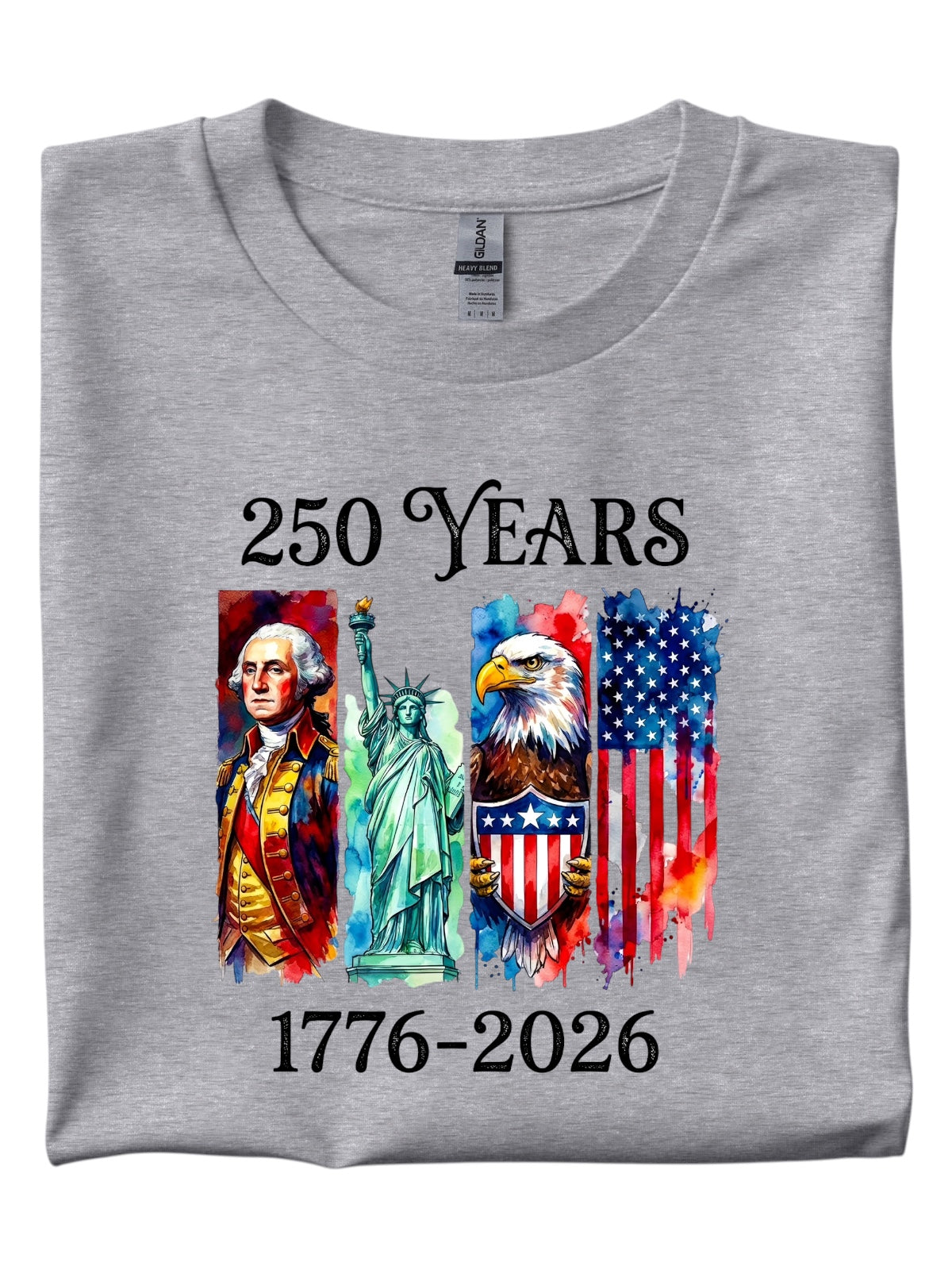 250 Years 1776- 2026 USA Aniversary T-shirt patriotic New S M L XL-4XL Unisex