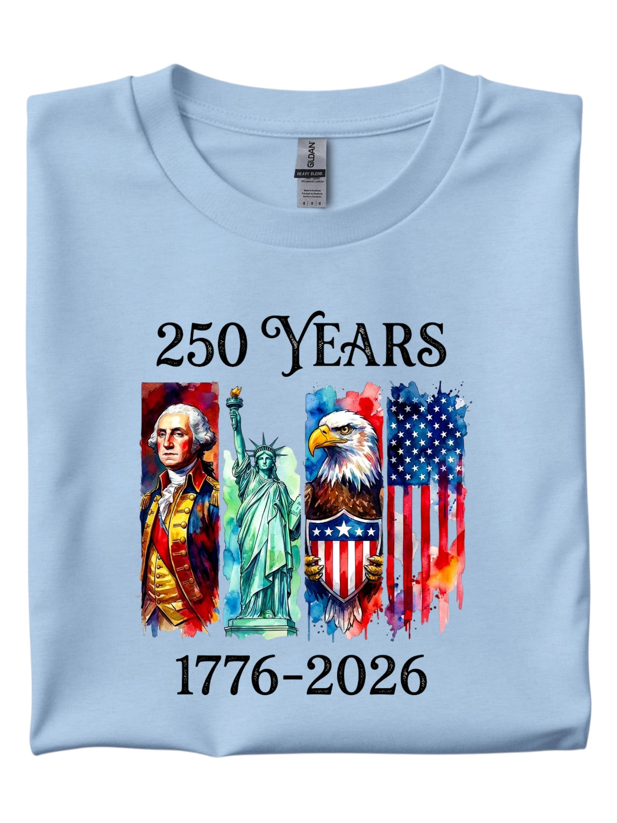 250 Years 1776- 2026 USA Aniversary T-shirt patriotic New S M L XL-4XL Unisex